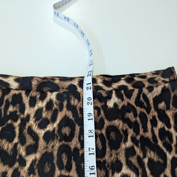 Spense Size Small Pull-On Leopard Print Mini Skirt - Picture 8 of 8